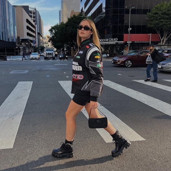 Edikted Black & grey racing jacket - Picture 6 of 10